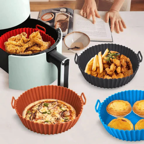 6 MOLDES SILICONA AIR FRYER