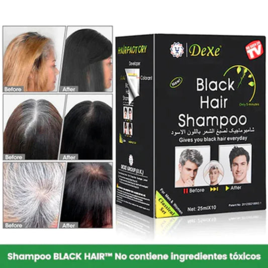 BLACK HAIR™️SHAMPOO PINTA CANAS
