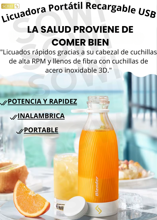 SOWI™️ LONCHERA ELECTRICA PORTATIL +LICUADORA PORTATIL🚨